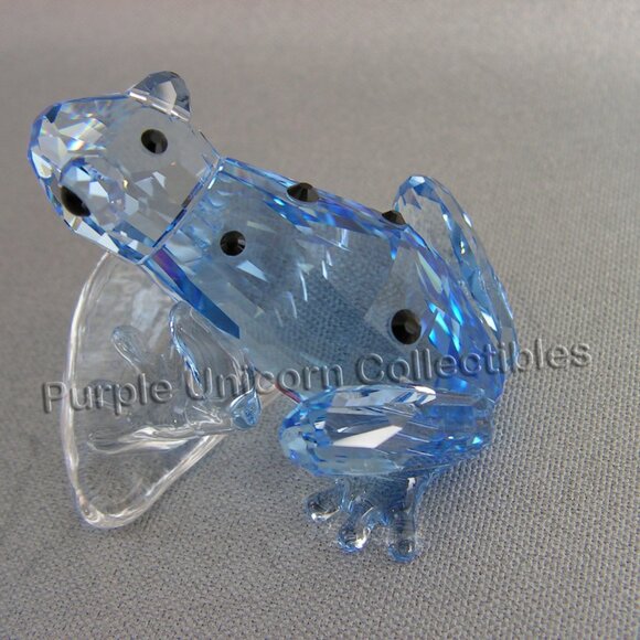 Swarovski Crystal SCS 2009 Gorilla Event Blue Dart Frog ~ SIGNED by Designer - Picture 4 of 8